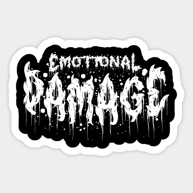 Emotional Damage Sticker by Chesterika